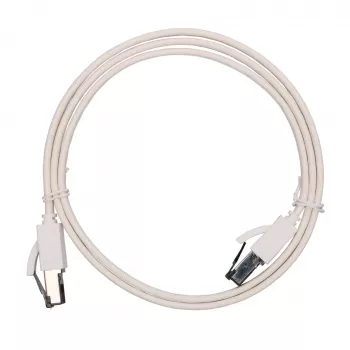 EXTRALINK Cat.8 U/FTP plakans Ethernet ielāpu kabelis 1m 40G balts