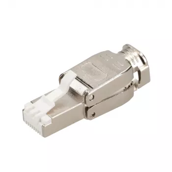 Extralink CAT6A RJ45 bezinstrumentu savienotājs – UTP 8P8C zeltīts 10Gbps Ethernet spraudnis
