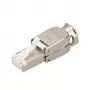 Extralink CAT6A RJ45 bezinstrumentu savienotājs – UTP 8P8C zeltīts 10Gbps Ethernet spraudnis