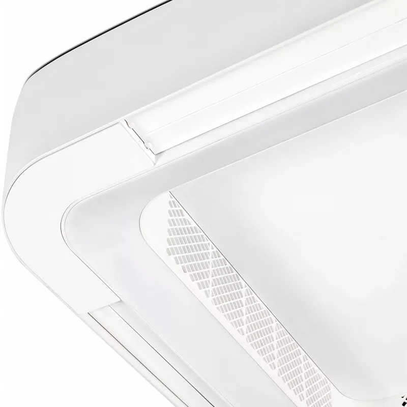 Extralink Cube Air 23 viedais WiFi griestu ventilators ar apgaismojumu, balts, 59 cm, lietotnes vadība