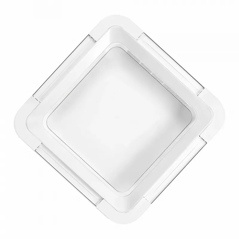 Extralink Cube Air 23 viedais WiFi griestu ventilators ar apgaismojumu, balts, 59 cm, lietotnes vadība