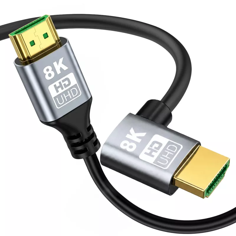 EXTRALINK HDMI 2.1 8K HDR 2M Left-Angled Cable