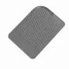 EXTRALINK HOME Silikona karstumizturīgs paklājiņš matu taisnotājam un lokšķērei, 22x16 cm, pelēks