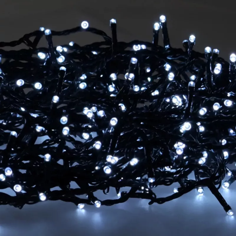 Extralink LED virkne 200 LED auksti baltā krāsā 10m + 3m IP44 iekštelpām/ārtelpām