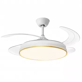 Extralink Phantom Wing 42 Smart WiFi Ceiling Fan - White, 107cm, WiFi App Control