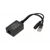 Extralink PoE pārveidotājs 1 ports, ieeja 1x 1000Mb/s RJ45/Jack 10-30V, izeja 48V