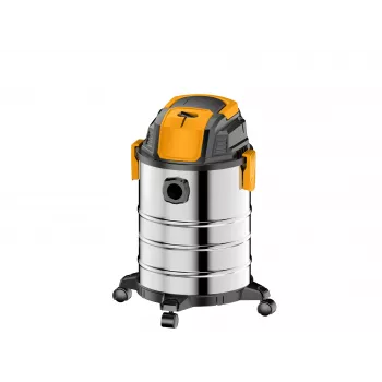 EXTRALINK POWERLINK rūpnieciskais mitrās un sausās tīrīšanas putekļu sūcējs, 1300W, 20L, sudraba, R-702