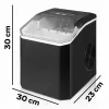 Extralink SmartLife Cube Ice Lite Ledus ražotājs - 12 kg/24h, 1.8L tvertne, lodes ledus, melns
