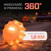 Extralink Smartlife LED Road Flare, USB-C, Dzintara, IP67