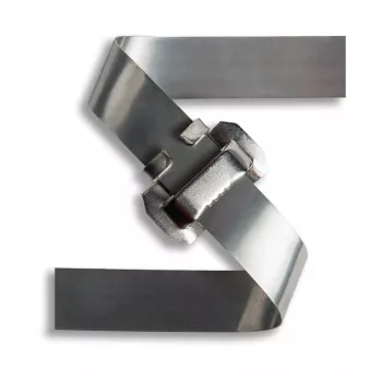 Extralink Nerūsējošā tērauda lente 0.7 mm, montāžai uz elektrības stabiem, 20 mm x 0.7 mm, 50 m