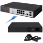 Extralink VICTOR 8 portu Gigabit PoE+ pārvaldāms komutators ar 2 SFP, 150W budžetu, L2+