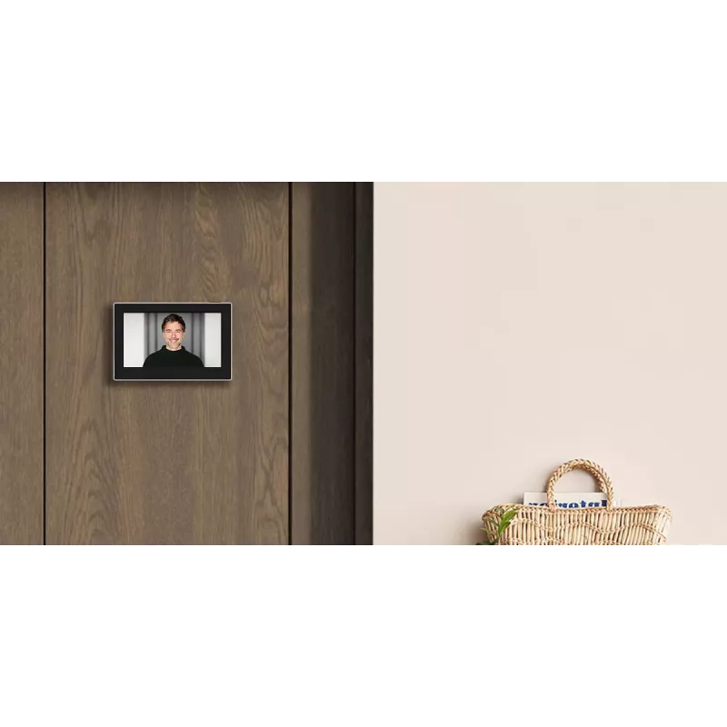 Ezviz CS-CP2 2MP bezvadu digitālais durvju skatu meklētājs (1080p, 4,3 collu LCD, Wi-Fi, PIR, divvirzienu audio, zelta krāsā)