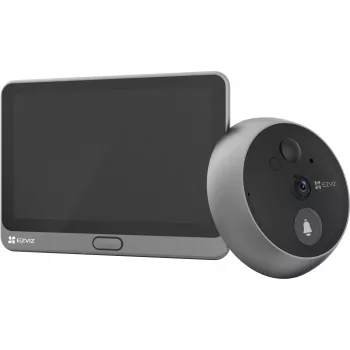 Ezviz CS-CP4 2MP Wi-Fi Digital Door Viewer ar 4.3 collu displeju, sudraba