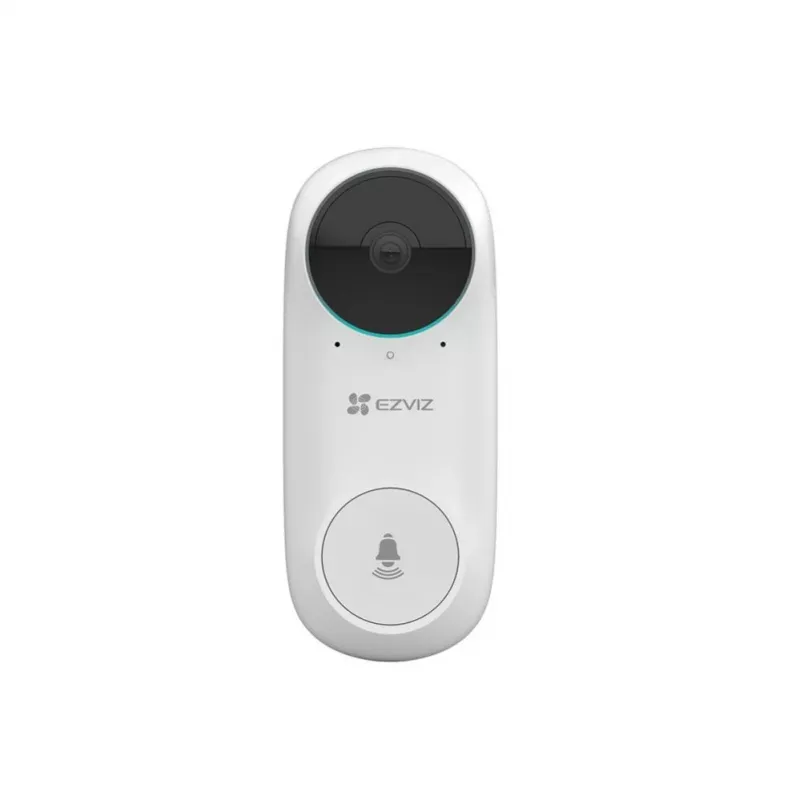 EZVIZ DB2C Bezvadu video durvju zvans 1080p Full HD, 160° FoV, nakts redzamība, divvirzienu audio, IP65, ar akumulatoru, darbojas ar Alexa/Google Assistant