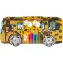 Faber-Castell Eberhard Faber Animal COLORI flomāsteru komplekts, 12 dažādas krāsas, 1,0 mm, uz ūdens bāzes tintes, Safari apaļa metāla kārba 551113