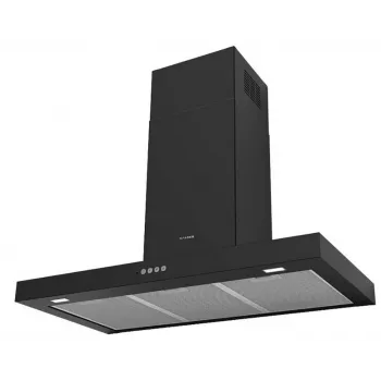 Faber Stilo Comfort BK Matt A90 90cm Sienas Tvaika Nosūcējs, Melns Matēts, 670m³/h
