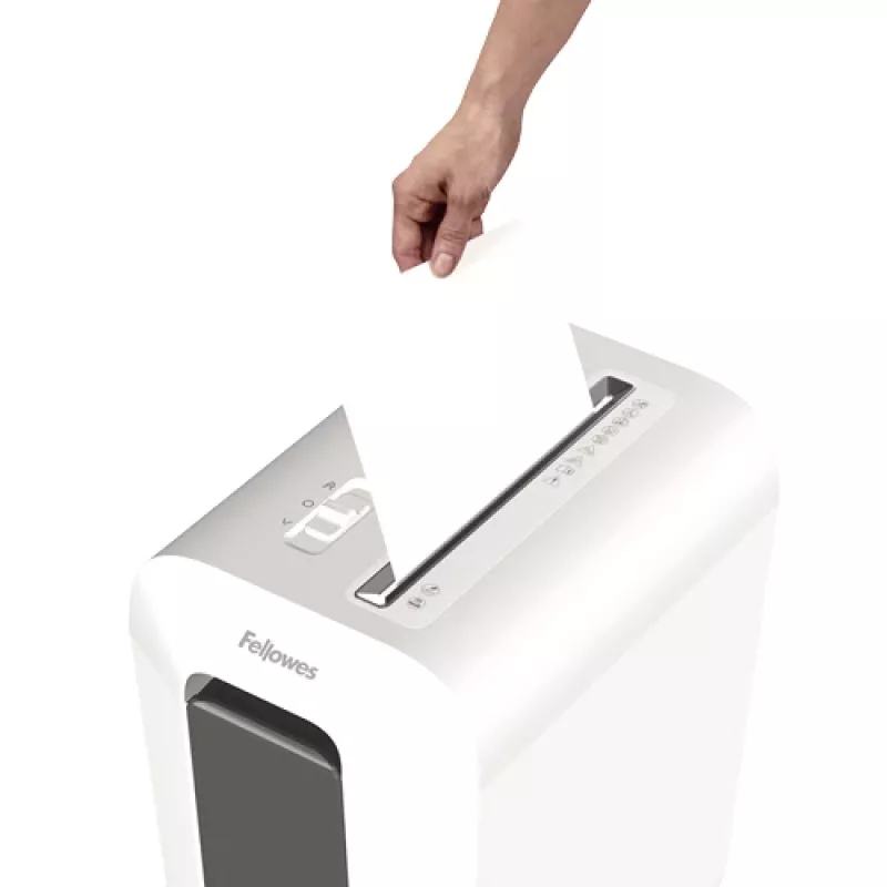 Fellowes 84729080 šķērsgriezuma smalcinātājs ar SafeSense tehnoloģiju, 16 lapas, 23L tvertne