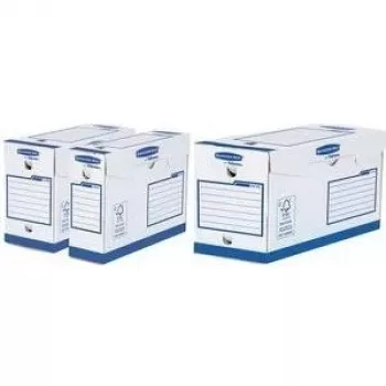 Fellowes Bankers Box Basic Heavy Duty A4+ arhīva kaste zila, 100% pārstrādāts kartons, FSC sertificēta 4472902