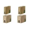 Fellowes BANKERS BOX EARTH arhīva kaste, brūna, 150 mm mugura, 100% pārstrādāts kartons, aizslēdzams vāks, 1 gabals (4473202)