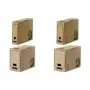 Fellowes BANKERS BOX EARTH arhīva kaste, brūna, 150 mm mugura, 100% pārstrādāts kartons, aizslēdzams vāks, 1 gabals (4473202)