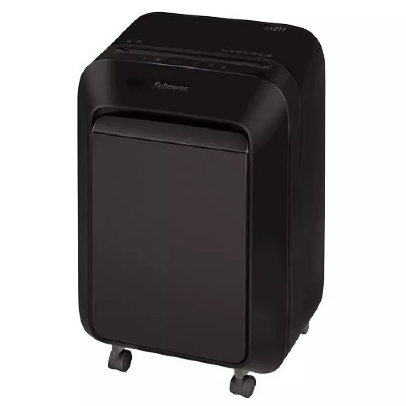 Fellowes Powershred LX211 Micro-Cut Šrederis, Melns, 15 Lapas, 23 Litri