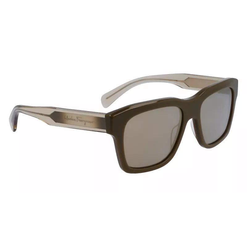 FERRAGAMO MAN SF1087S561832 Saulesbrilles Tumši Havana Pelēka 56/18/145 mm