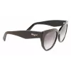 FERRAGAMO SF1061S-001 Sieviešu saulesbrilles Melnas Pelēkas 56/18/145 mm