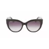FERRAGAMO SF1061S-001 Sieviešu saulesbrilles Melnas Pelēkas 56/18/145 mm