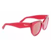 FERRAGAMO SF1061S-613 Sieviešu kaķacs formas saulesbrilles Havana brūns gradients 56/18/145 mm