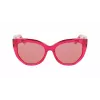 FERRAGAMO SF1061S-613 Sieviešu kaķacs formas saulesbrilles Havana brūns gradients 56/18/145 mm