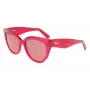 FERRAGAMO SF1061S-613 Sieviešu kaķacs formas saulesbrilles Havana brūns gradients 56/18/145 mm