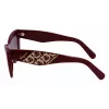 FERRAGAMO SF1081SE-603 Sieviešu kaķacs formas saulesbrilles Burgundijas brūns gradients 55mm
