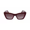 FERRAGAMO SF1081SE-603 Sieviešu kaķacs formas saulesbrilles Burgundijas brūns gradients 55mm