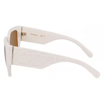 FERRAGAMO SF1088SE-103 Sieviešu saulesbrilles Havana Brūns Gradients 57mm