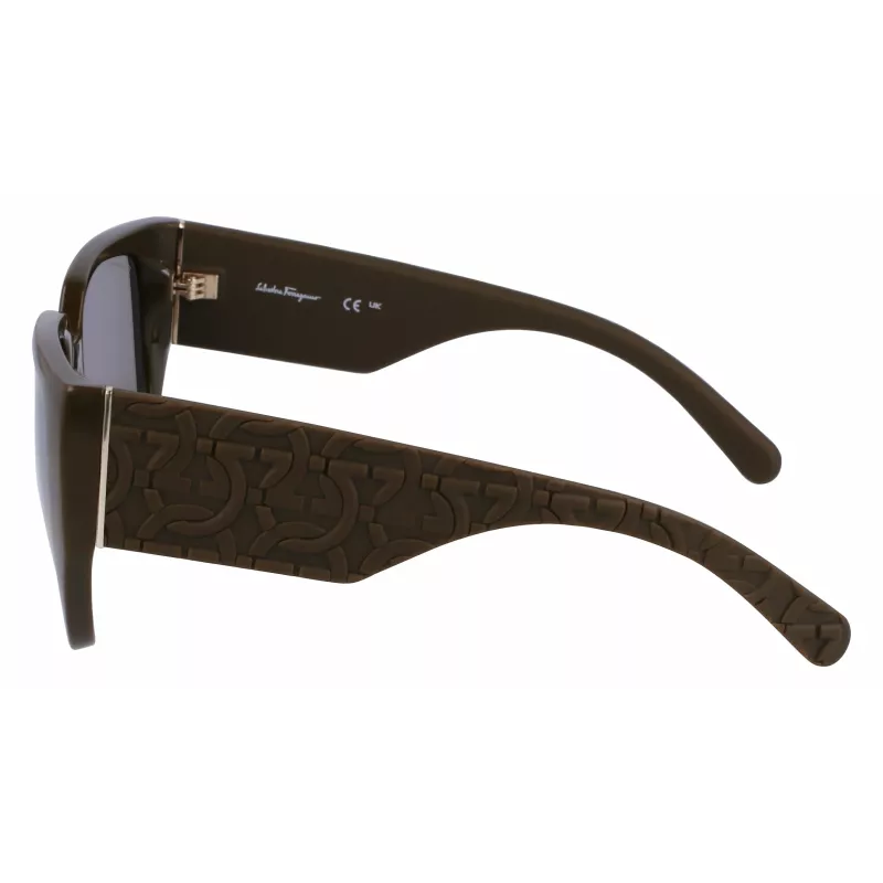 Ferragamo SF1088SE-324 Sieviešu tauriņveida saulesbrilles Havana Brūns gradients 57mm