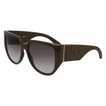 Ferragamo SF1088SE-324 Sieviešu tauriņveida saulesbrilles Havana Brūns gradients 57mm