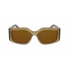 FERRAGAMO SF1101S541833 Sieviešu saulesbrilles - Melns acetāta rāmis, pelēkas gradienta lēcas 54mm