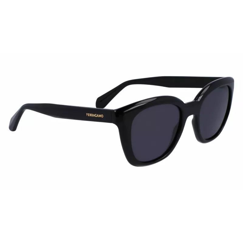 FERRAGAMO SF2000S522100 Sieviešu saulesbrilles Havana Acetāta rāmis Pelēki gradienta lēcas 52/21/145 mm