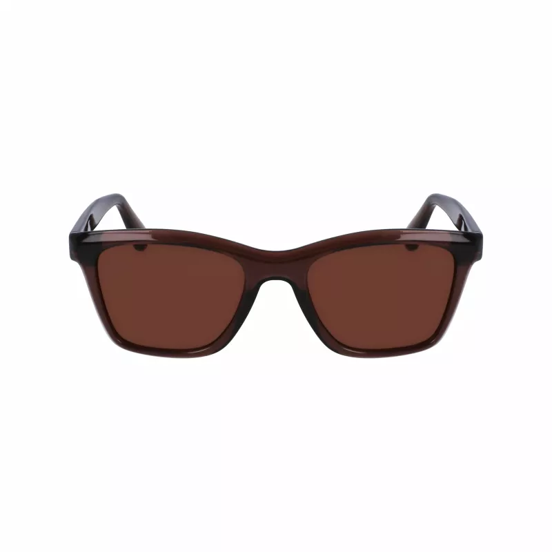 FERRAGAMO SF2001S-232 Unisex saulesbrilles Havana Brown Square Acetate Frame Brown Lens 54/20/145 mm