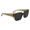 FERRAGAMO SF2002S-327 Sieviešu saulesbrilles Havana Acetāts Brūns Gradients 55mm