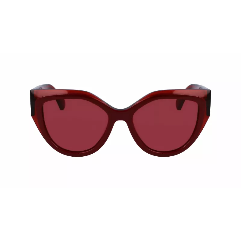 FERRAGAMO SF2004S-618 Sieviešu tauriņveida saulesbrilles Havana Acetāts Brūns gradients lēcas 53/18/140 mm