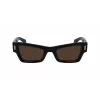 FERRAGAMO SF2006S-001 Sieviešu saulesbrilles Melnas Pelēkas 53mm