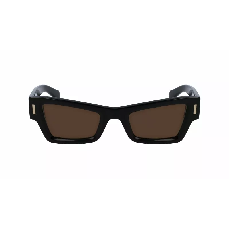 FERRAGAMO SF2006S-001 Sieviešu saulesbrilles Melnas Pelēkas 53mm