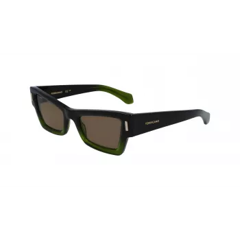 FERRAGAMO SF2006S-316 Sieviešu saulesbrilles Havana Acetāts Brūns Gradients 53mm