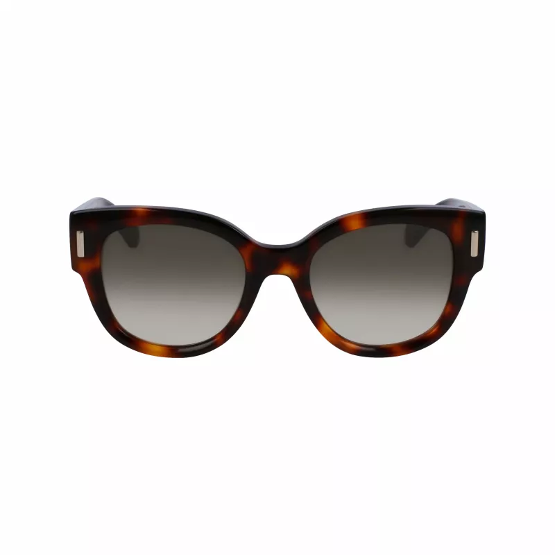 FERRAGAMO SF2007S-240 Sieviešu kaķacs formas saulesbrilles Havana brūns gradients 51mm
