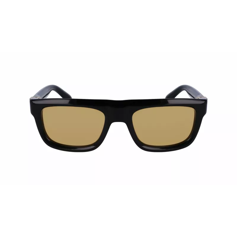 FERRAGAMO SF2009S-011 Vīriešu saulesbrilles - Melns rāmis, Pelēkas lēcas, 56/21/145 mm