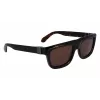 FERRAGAMO SF2009S-242 Vīriešu kvadrātveida acetāta saulesbrilles Havana brūns gradients 56/21/145 mm