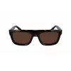 FERRAGAMO SF2009S-242 Vīriešu kvadrātveida acetāta saulesbrilles Havana brūns gradients 56/21/145 mm
