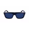 FERRAGAMO SF2009S-414 Vīriešu taisnstūra acetāta saulesbrilles - Brūnas lēcas - 56/21/145 mm