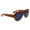 FERRAGAMO SF2029SE-240 Sieviešu tauriņveida saulesbrilles Havana Brūns gradients 57mm